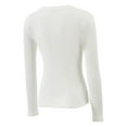 thumbnail image 3 of Women Long Sleeve Scoop Neck Tops Stretch Fitted Casual Tops Tee Slim Fit Fall Going Out Sexy Basic Shirts, 3 of 5