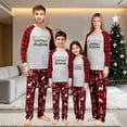 thumbnail image 2 of LuLiaMenton Christmas Family Pajamas Sleepwear Set, Reindeer Plaid Men's L, 2 of 5