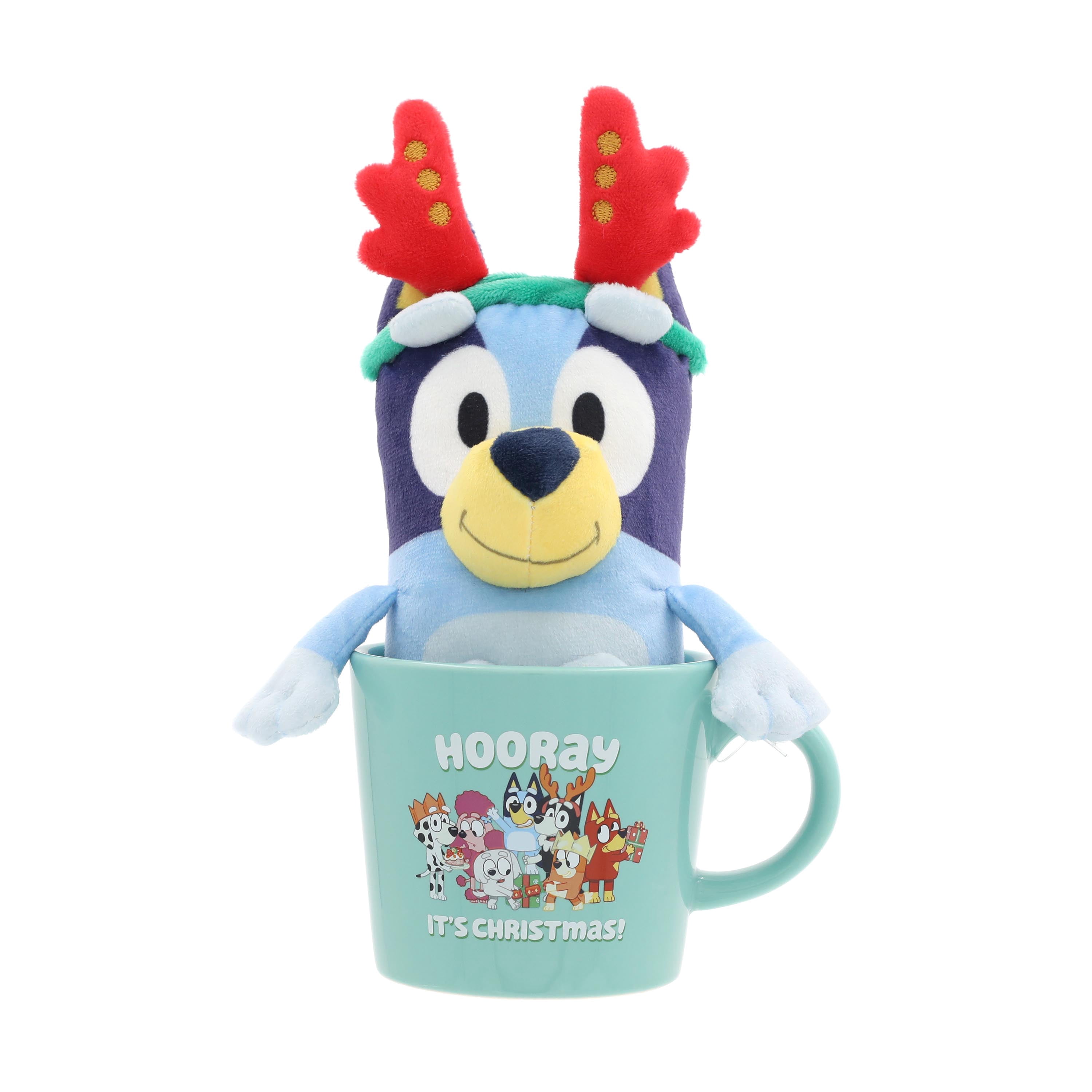 BLUEY PLUSH IN MUG