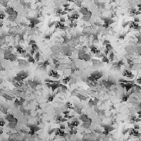 oneOone Polyester Spandex Gray Fabric Abstract Floral Quilting Supplies Print Sewing Fabric By The Yard 56 Inch Wide-1ra