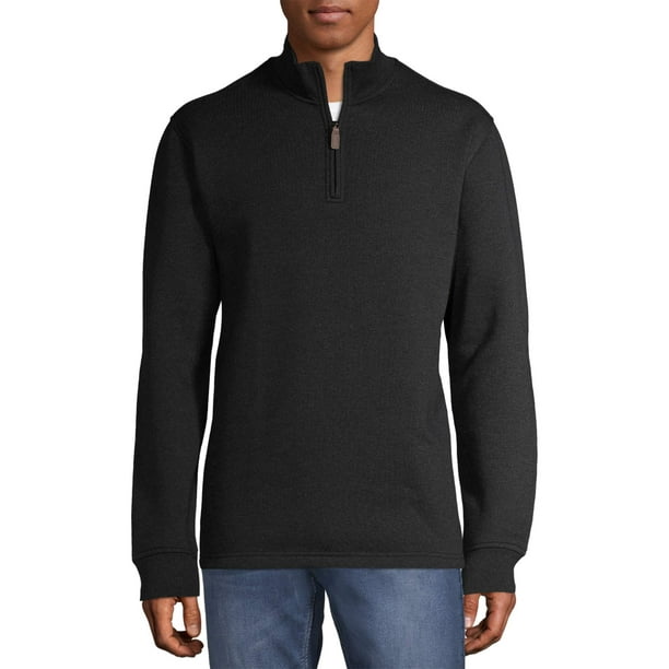 Men's and Big Men's Quarter Zip Fleece, up to Size 5XL