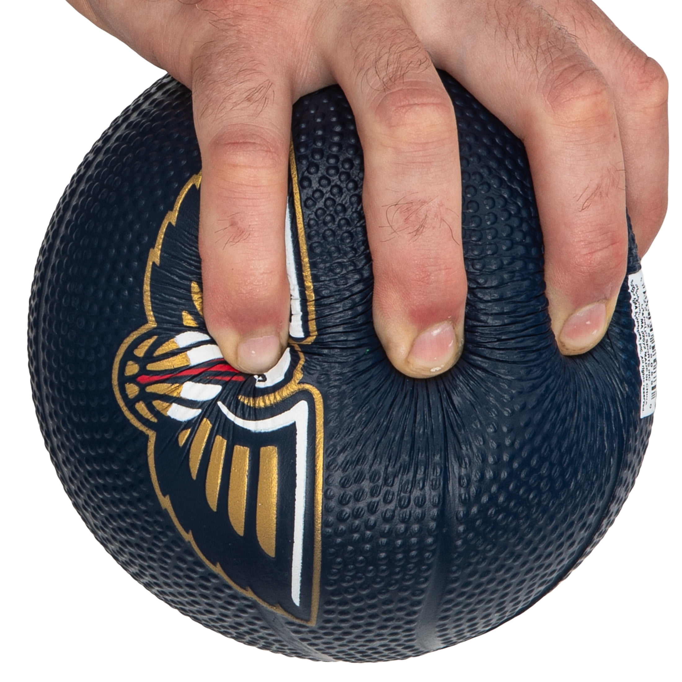 Franklin Sports NBA New Orleans Pelicans Mini Foam Basketball - Kids 5.5" Inch Toy Basketball for Over the Door + Mini Indoor Basketball Hoops - NBA Fan Shop Soft Foam Indoor Kids Basketballs