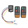 thumbnail image 1 of Wireless Winch Remote Control Kit 12V 24V Fast Response 50 Feet Accurate Control with Receiver For Truck ATV SUV, 1 of 5