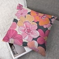 thumbnail image 7 of BANET Pillow Cover 2 Pcs, Colorful Poppies Square Cover Good Decoration for for Sofa 22x22in, 7 of 7