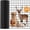 36in*25ft 2″×3″, variant on Welded Wire Fencing 24 Inch x 50 Foot,2 Inch x 3 Inch 16GA Black PVC Wire Fence,Vinyl Coating Metal Wire Mesh for Yard Vegetable Protection Goat & Poultry Netting