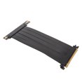 thumbnail image 1 of PCIE 4.0 X16 Riser Cable High Speed Flexible Extender Card Extension Port 90 Degree GPU Extension Cable For RTX 4090, 1 of 8