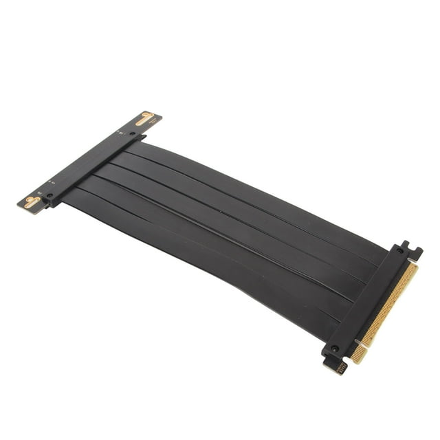 PCIE 4.0 Riser Cable, High Speed Flexible Extender Card Extension Port 90 Degree Adapter PCIE 4.0 Extension Cable, Vertical Mount GPU Riser Cable for RTX 4090 4080 4070 4060