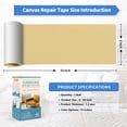 thumbnail image 4 of Cinta Reparadora de Lona KING MOUNTAIN 10x160 cm Impermeable Beige, 4 of 7