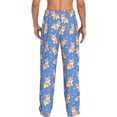 thumbnail image 3 of Xecao Kawaii Corgi Men's Straight Lounge Pajama Pants: The Ultimate in Comfortable Sleepwear, 3 of 9