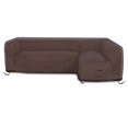 thumbnail image 6 of Covers & All Couch Cover, 12 Oz Polyester, Waterproof L Shape Sofa Cover, Tear & UV Proof Furniture Protector Cover with Handles & Air Pockets (Right Side Sofa, 90" x 120" x 33" x 35", Coffee), 6 of 7
