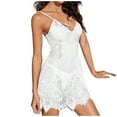 thumbnail image 2 of uublik Valentines Lingerie Set for Women Babydoll Sexy Naughty Bodysuit Lace Plus Size, 2 of 5