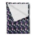 thumbnail image 2 of Botanical Soft Flannel Fleece Blanket, Floral Theme Flowers Pattern Along Poppies and Tulips Motifs in Repeating Design, Cozy Plush for Indoor and Outdoor Use, 70" x 90", Multicolor, by Ambesonne, 2 of 5