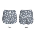thumbnail image 6 of Sigee Poodle Dog for Women's Athletic Shorts High Waisted Running Shorts Pocket Sporty Short Gym Elastic Workout ShortsMedium, 6 of 9