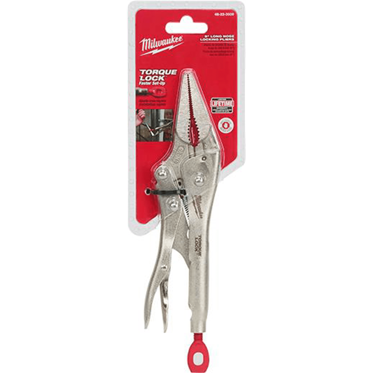 Milwaukee Tool 9" TORQUE LOCK™ Long Nose Locking Pliers