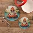 thumbnail image 2 of Gnome Lifebuoy Trivet Mats Pot Holders Cotton Woven Non-Slip Heat Resistant for Hot Pots Pans Pats for Cooking Baking Set of 2, 2 of 7