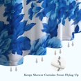 thumbnail image 6 of Pioneer Flower Floral Print Pattern Shower Curtain 72"x72" ,Bathroom Decorative Shower Curtains Set with 12 Hooks,Modern Waterproof Washable Shower Curtain, 6 of 6