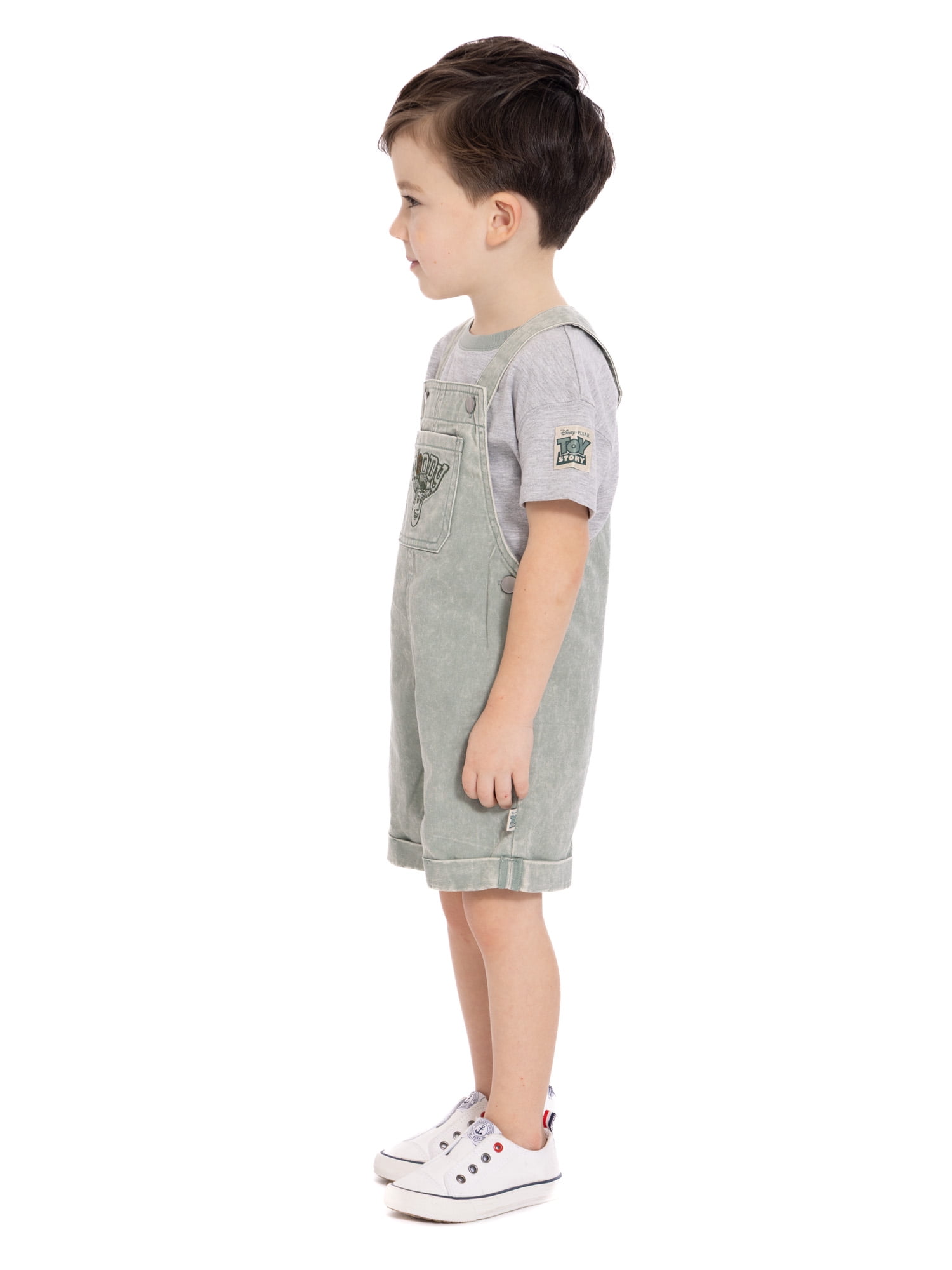 Toy Story Toddler Boys Shortall and Short Sleeve Tee Set, 2-Piece, Sizes 12M-5T