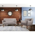 thumbnail image 4 of OSP Home Furnishings Mill Lane Chaise en Ciment Fab, 4 of 5