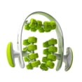 thumbnail image 2 of Lipstore Rouleau Musculaire Circulaire à 24 Roues avec Poignée Outil de Massage pour Corps Cuisse Yoga Vert, 2 of 8