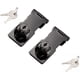 thumbnail image 1 of Whataatahia 2 paquetes de cerraduras de cerrojo con llave, perilla giratoria, cerrojo de bloqueo con llave para puertas pequeñas, gabinetes y más, acero inoxidable, cerrojo cromado, cerradura de, 1 of 6