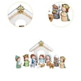thumbnail image 6 of 12 Pieces Nativity Scene Figurine Set Resin Hand Painted Holiday Decoration for Home and Church Christmas Tabletop, 6 of 9