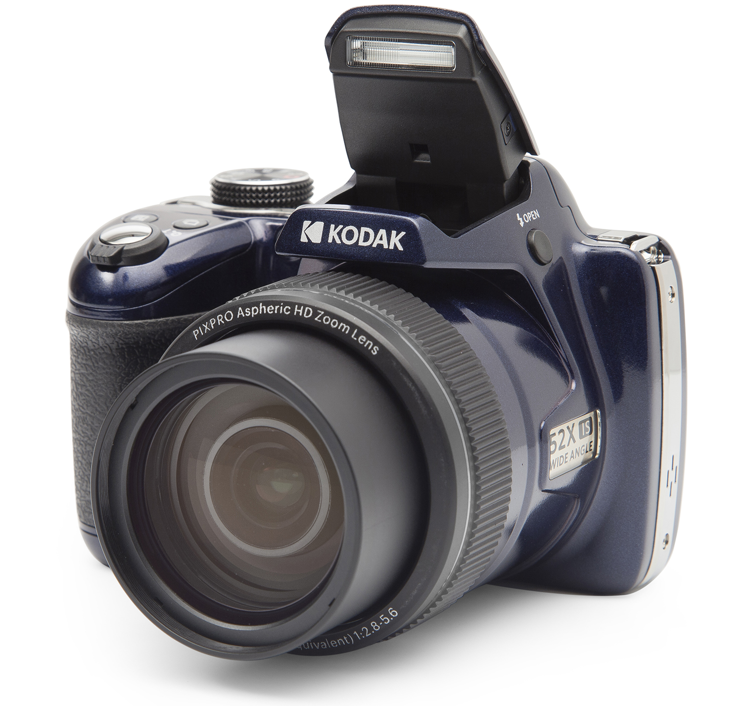 KODAK PIXPRO AZ528 Astro Zoom BSI-CMOS Bridge Digital Camera - 16MP 52X 1080p Wi-Fi (Midnight Blue)