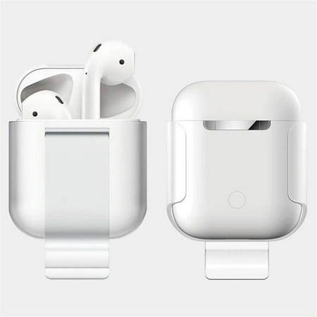 Transparent Snap Pouch - Clip Case For Apple Airpods Proof Protector Cover Pouch Anti Lost True Wireless Earphone Accessories Protective Wireless bluetooth Cover