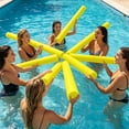 thumbnail image 6 of Solid Core Foam Noodle High Buoyancy Swim Float 3 x 59 in Durable EPE Pearl Rod for Water Training and Craft Projects Yellow 59Inch, 6 of 6