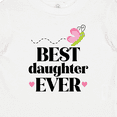 thumbnail image 4 of Inktastic Best Daughter Ever Butterfly Girls Baby T-Shirt, 4 of 5