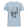 thumbnail image 3 of Birdeem Chemises pour Hommes Hommes Imprimé Col Rond Décontracté Mode Manches Courtes Blouses Col Rond Chemises, 3 of 9