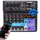 thumbnail image 4 of Sound Machine A6 6CH Protable Mini Mixer Consola de audio con tarjeta de sonido Grabación USB Canto Webcast Party Mixer Abody Sound Machine, 4 of 6