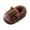 Brown, variant on Little Cozy Winter Kids Slippers With Cute Cartoon Girls Indoor Memory Foam Footbed Young Girls Shoes