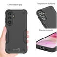 thumbnail image 3 of CoverON For Samsung Galaxy A55 5G Case, Military Grade Heavy Duty Rugged Phone Cover Grip, Black, 3 of 6