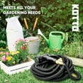 thumbnail image 4 of MANGOBOB Expandable Garden Hose, Outside with 10 Spray Nozzles, Leak-Proof Design, Black, 75 ft, 4 of 17