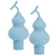 thumbnail image 4 of 2 tapones de corcho reutilizables con forma de calabaza para botellas de champán Azul, 4 of 7