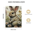thumbnail image 2 of Jiayy Animal Canvas Art,Little Rabbit With Butterflies In The Meadow Cute Picture,Decoration Cute Poster Painting Canvas Aesthetic Wall Art Dining Living Room Kitchen Decor, 2 of 5