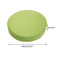 thumbnail image 2 of XIAOLE Round Chair Seat Pads, Seat Cushion Round Chair Cushions with Ties, Round Chair Pads for Dining Chairs, Bar Stool Cushions Bistro Chair Cushions Set for Patio Garden Home(15.7 Inch), 2 of 7