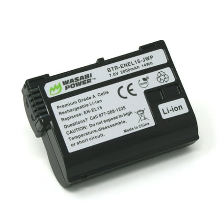 Wasabi Power Battery for Nikon EN-EL15, EN-EL15a, EN-EL15b, EN-EL15c