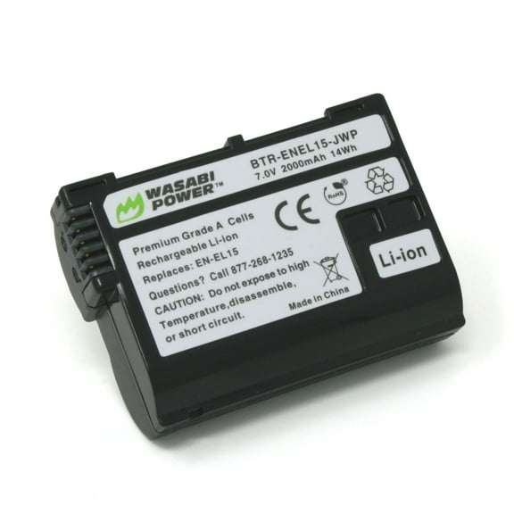 Wasabi Power Battery for Nikon EN-EL15, EN-EL15a, EN-EL15b, EN-EL15c