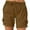 #23-Ginger, variant on GIPQJK Womens Hiking Cargo Shorts Summer Half Pants Golf Travel Athletic Shorts with 6 Pockets,Black M