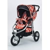 Baby Bling Design Company BBMR333P Metamorphosis All Terrain Jogging Stroller in Mariposa Red
