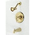 thumbnail image 2 of Kingston Brass KB1632NL Tub and Shower Faucet, Polished Brass, 2 of 3