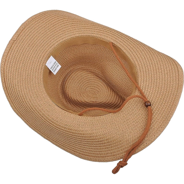 Cream Crochet Wide Brim Hat Crochet Bucket Hat With Cream Rose, Chocolate Brown Accent  main image 4