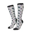thumbnail image 2 of Balery Turtle Printed Novelty Socks Men's Women's Crew Socks Sports Socks Knee High Socks Cotton Socks Quirky and Cool Socks, 2 of 9