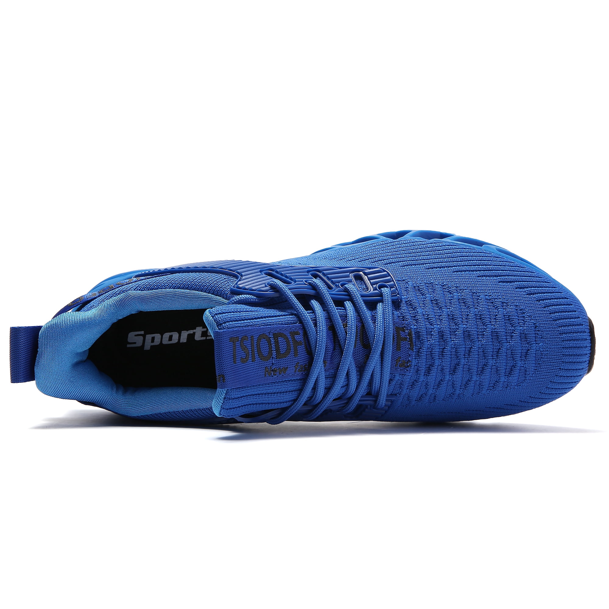 Men Sport Running Sneakers Tennis Athletic Walking Shoes Light Blue Size 12 Mesh Fashion Casual Gym Runner Jogging Trainers