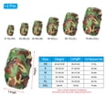 thumbnail image 2 of Unique Bargains 30-40L Waterproof Rucksack Cover, 2 Pack Backpack Rain Cover, M, Green Camo, 2 of 5