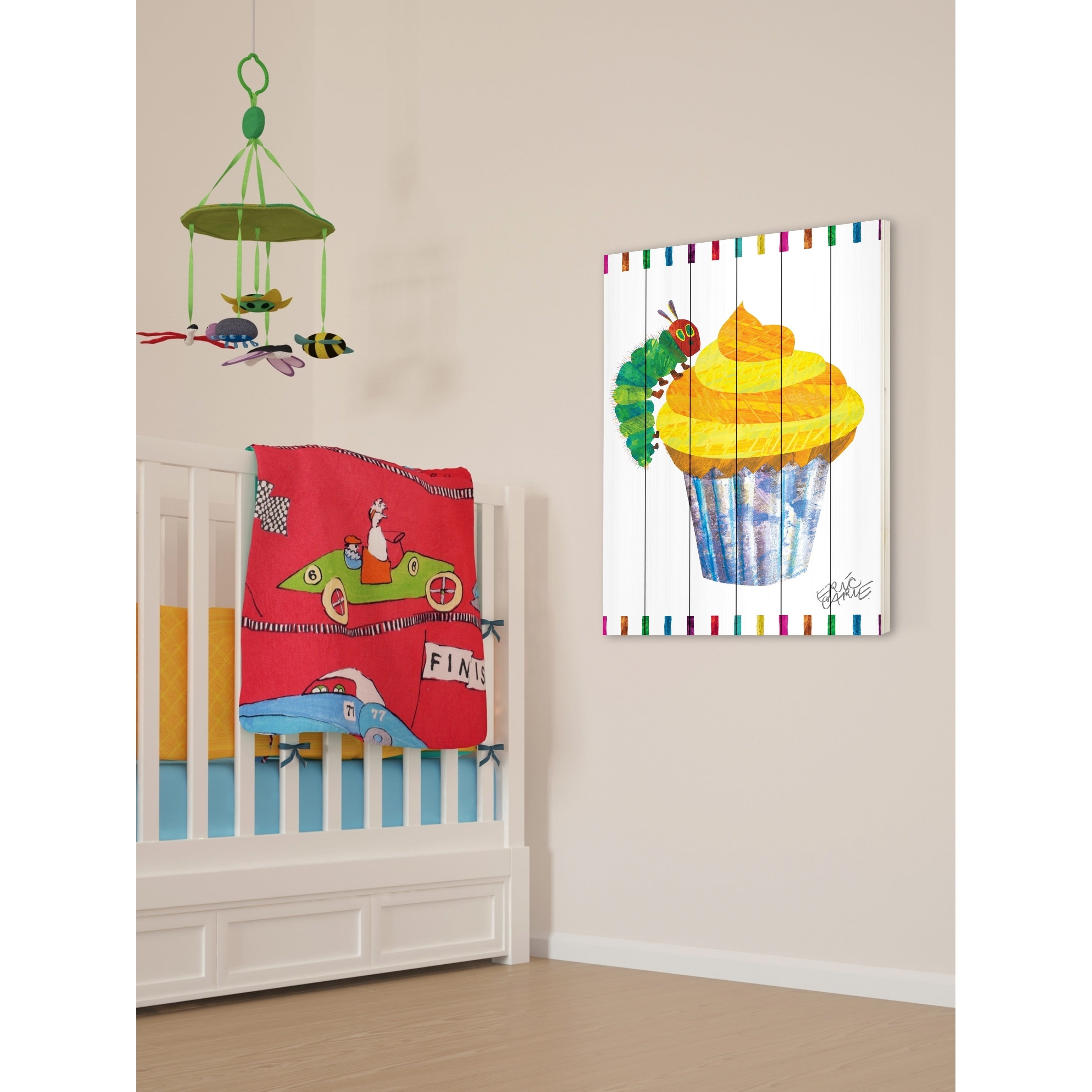MARMONT HILL Caterpillar Cupcake - Multi-Color 24 x 36