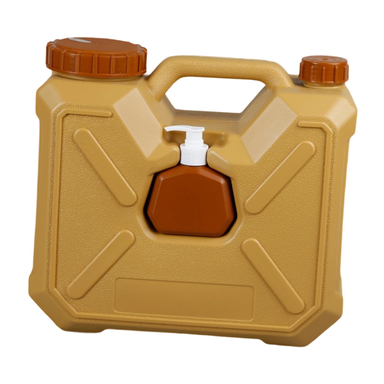 simhoa Water Container with Faucet Outdoor Camping Jug Multifunctional Portable Water Carrier Tank for RV Backpacking Picnic Camping 12L