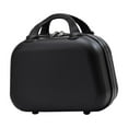 thumbnail image 1 of Bolsa de Artículos de Tocador, Bolsa de Maquillaje de Viaje, Multifuncional, Portátil, Ligera, Bolso de Mano para Maquillaje, Organizador de Cosmético Negro, 1 of 8