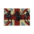 thumbnail image 4 of DouZhe Ensemble de 4 Sets de Table en Polyester, Motif Drapeau Anglais Résistant à la Chaleur pour Table à Manger, 12 Pouces x 18 Pouces, 4 of 6